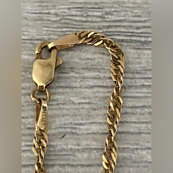 Vintage Estate 14k Yellow Gold Necklace - Picture 7 of 9